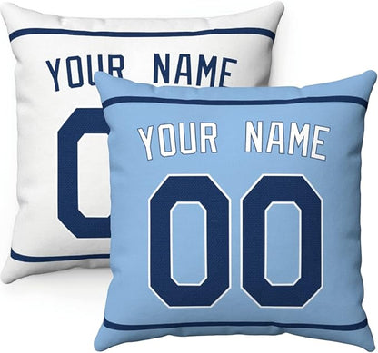 ANTKING Throw Pillow 2 Packs Personalized Custom Any Name and Number for Men Women Boy Gift