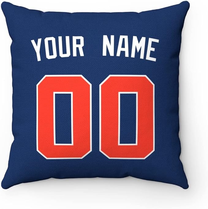 ANTKING Throw Pillow 2 Packs Personalized Custom Any Name and Number for Men Women Boy Gift