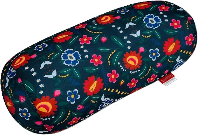 Bookishbunny Microbead Cylinder Bolster Roll Pillow 13" x 7" (Flower)