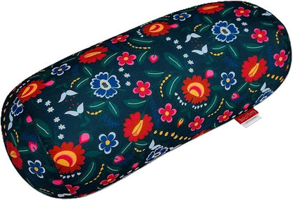 Bookishbunny Microbead Cylinder Bolster Roll Pillow 13" x 7" (Flower)