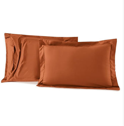 Elegant Comfort 3-Piece Box Stitched Down Alternative Comforter with Shams - Ultra Soft for All Season Duvet Insert with Corner Tabs, Plush Cozy 3PC Comforter Set, Twin, Coral