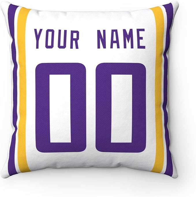 ANTKING Throw Pillow 2 Packs Custom Any Name and Number for Men Women Boy Gift