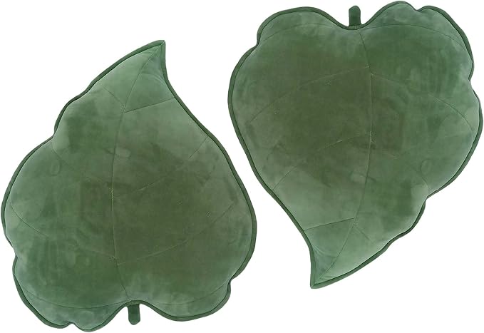 Cyprinus Carpio 3D Leaf Shape Household Pillow Cushion Sofa Lumbar Pillow Household Throw Pillow Decoration Pack of 2