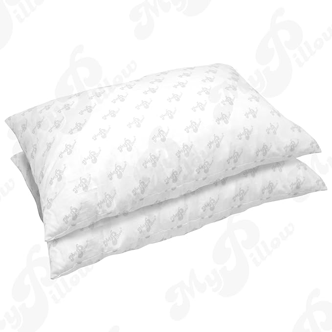 MyPillow Bedding Bed Pillows for Sleeping Queen Size, Set of 2, for Back, Stomach or Side Sleepers - My Pillow Classic Pillow [Queen, Medium]
