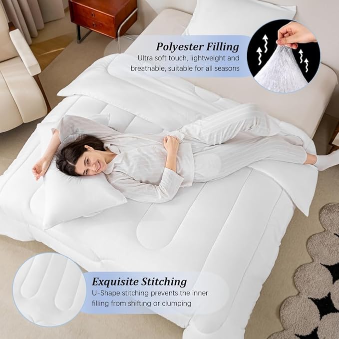 Erosebridal Horse Quilt for Teens, Western Cowboys Cowgirls Comforter Set Full, Vintage Riding Boots Farm Animal Bedding Set Rustic Southwestern Horseshoe Duvet Sets Cabin Lodge Room Decor, Blue