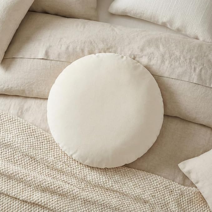 Wicked: for Good Bedding Emerald City Faux Fur Round Throw Pillow, 16 in x 16 in, (Officially Licensed Product) by Franco Collectibles
