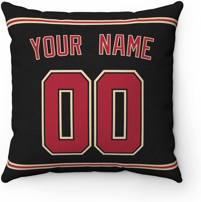 ANTKING Throw Pillow 2 Packs Personalized Custom Any Name and Number for Men Women Boy Gift