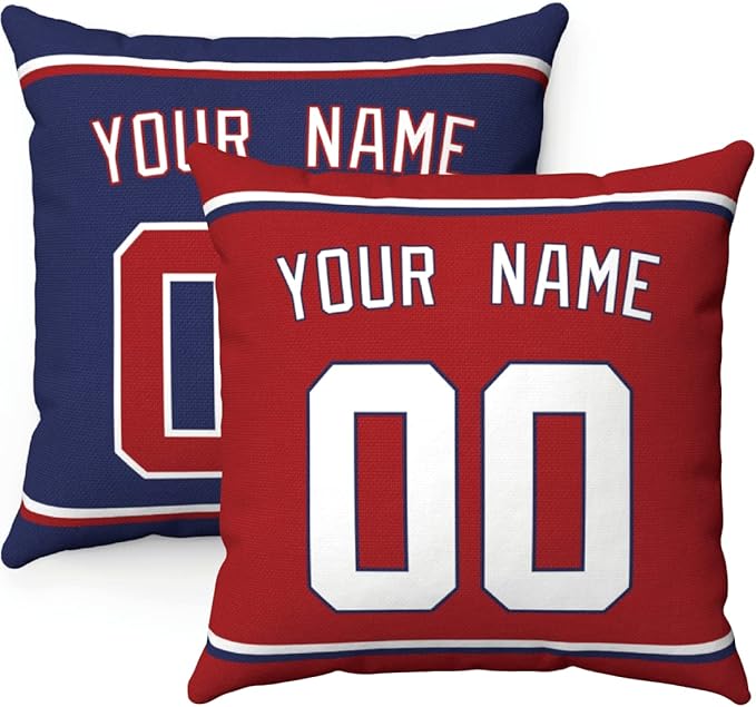 ANTKING Throw Pillow Personalized Custom Any Name and Number for Men Women Boy Gift