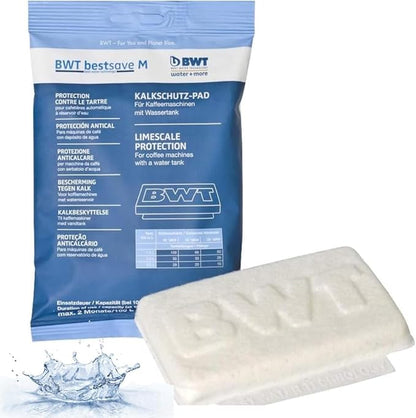 BWT Bestsave M Limescale Protection Pad For Coffee Machine And Espresso Machine - Capacity Upto 2 Months or 100 liters - PACK OF 3