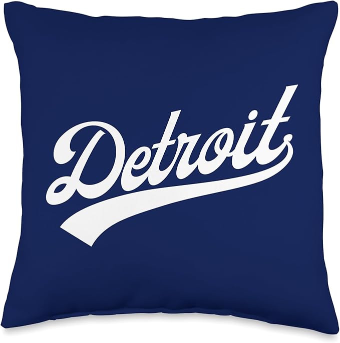 Detroit Classic Throw Pillow