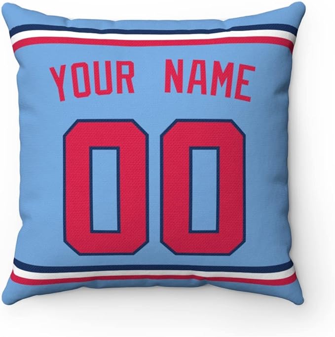 ANTKING Throw Pillow 2 Packs Personalized Custom Any Name and Number for Men Women Boy Gift