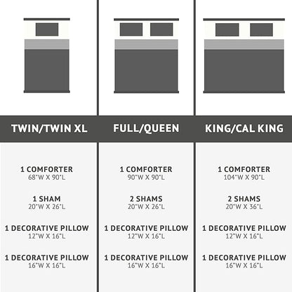 Intelligent Design - ID10-1245 Raina Comforter Set Metallic Print Geometric Design, Modern Trendy All Season Bedding Set, Matching Sham, Decorative Pillow, Grey/Silver, King/Cal King, 5 Piece