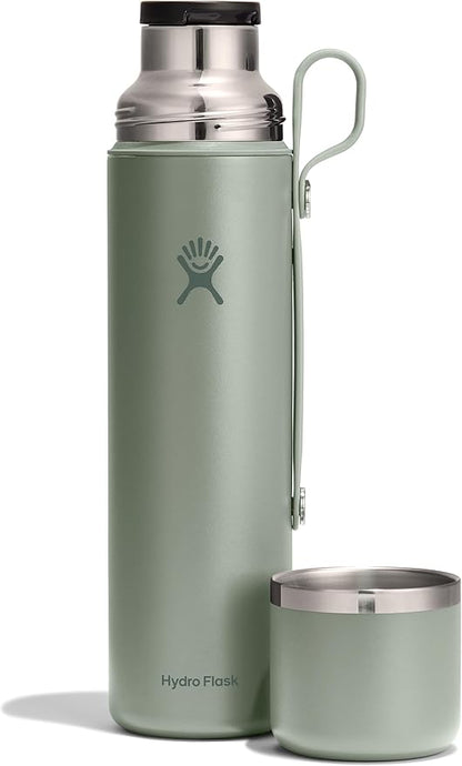 Hydro Flask Hot Flask & Cup – Insulated Stainless Steel, Hot Drink Travel Container for Coffee & Tea 36 Oz Agave Green