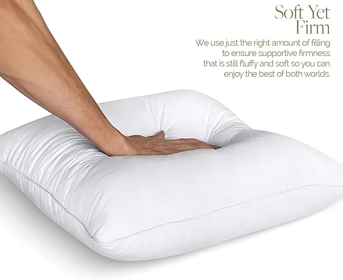 Looms & Linens Extra Long Lumbar Pillow Insert for 12x36 inch Lumbar Pillow Filler for Side Sleeper - Made in USA Rectangular Pillow Forms Set of 2 Throw Pillows for Couch