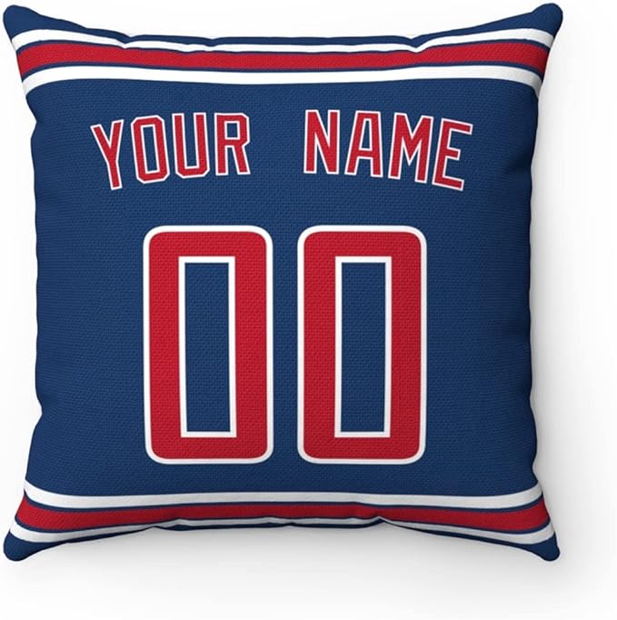 ANTKING Throw Pillow 2 Packs Personalized Custom Any Name and Number for Men Women Boy Gift