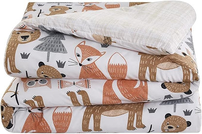 VCNY Home Little Campers Reversible 3 Piece Bedding Comforter Set Full Multi