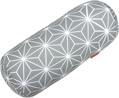 Bookishbunny Microbead Cylinder Bolster Roll Pillow 13" x 7" (FireworkGray)