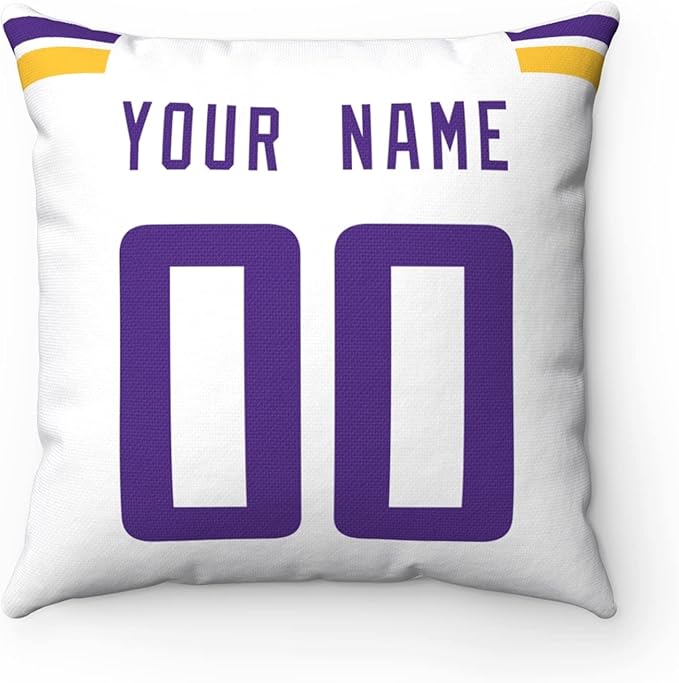 ANTKING Throw Pillow 2 Packs Custom Any Name and Number for Men Women Boy Gift