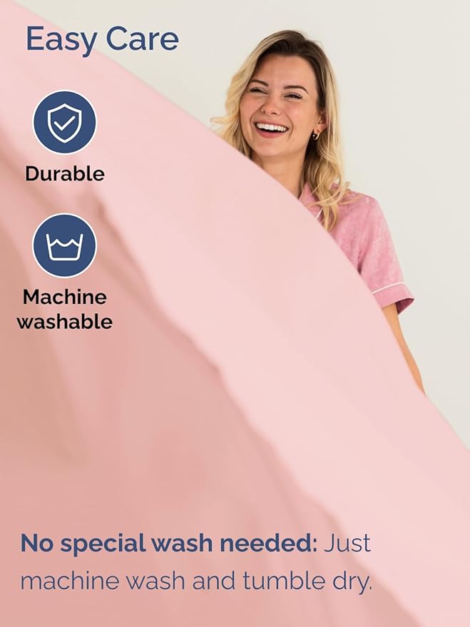 Extra Deep Queen Sheet Set - 6 Piece Breathable and Cooling Sheets - Hotel Luxury Bedding for Women, Men, Kids & Teens - Easy & Secure Fit - Soft, Wrinkle Free & Comfy - Extra Deep Pockets - Baby Pink
