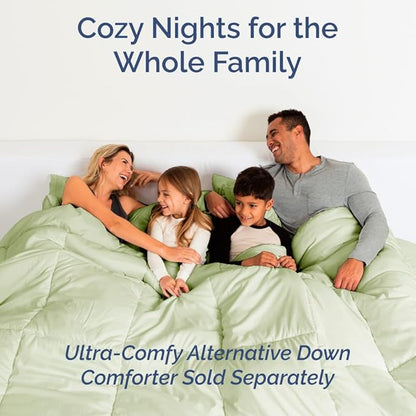 Full XL Bed Sheet Set - 4 Piece Extra Long Extended Full XL Sheets - Soft, Breathable & Cooling - Fits 8" to 16" Mattress w/ Deep Pockets - 54" x 80" - Wrinkle and Fade Resistant - Light Sage Green