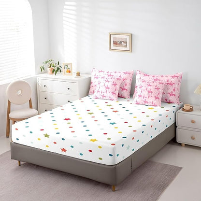 Feelyou Pink Western Cowgirl Comforter Set with Sheets Twin Size Kids West Cowboy Horse 7 Pieces Bedding Set for Boys Girls Teens Rodeo Horseshoe Hat Bed in a Bag Grunge Design Bed Set Cactus