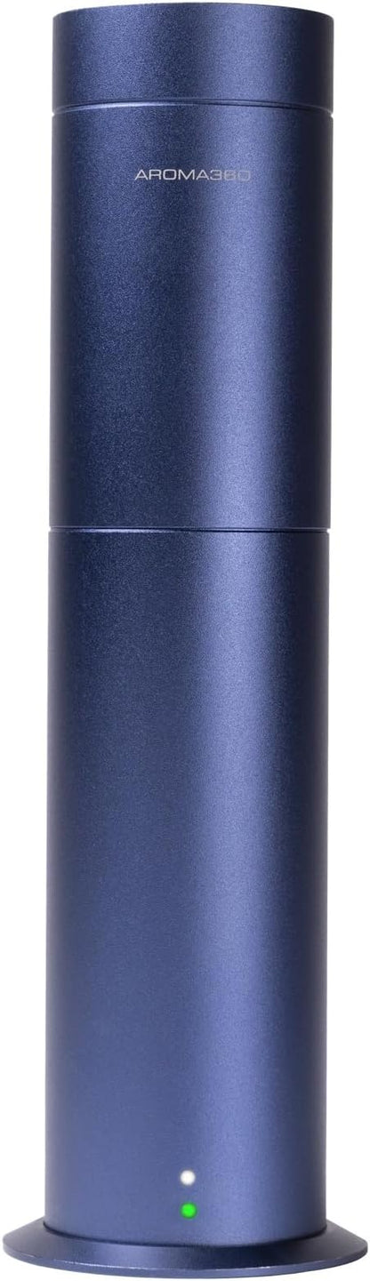 Aroma360-Mini Pro Scent Diffuser-Aroma Diffuser for Essential Oils-Cold-Air Diffusion-600sq.ft. Coverage-Waterless Air Diffuser-Blue-Works Exclusively with Pro Pod Bottles