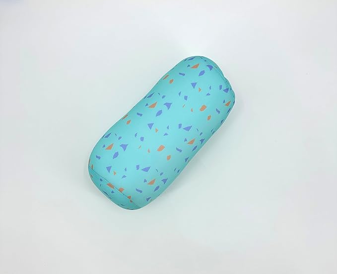 Bookishbunny Microbead Cylinder Bolster Roll Pillow 13" x 7" (ConfettiLightBlue)