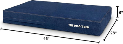 The Dog’s Bed Orthopedic Memory Foam Dog Bed Mattress, Oxford Fabric, Real Blue Denim, XL, 6-Inch