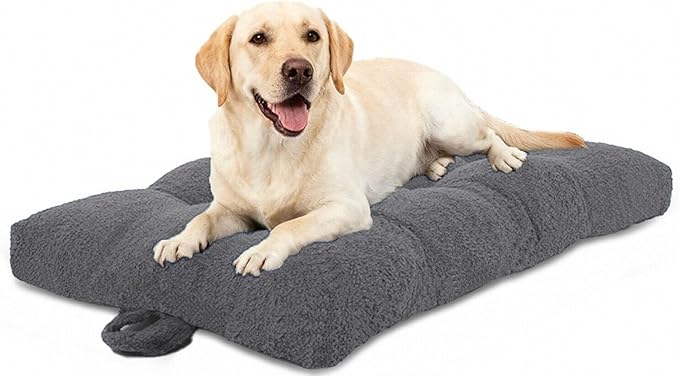 Washable Dog Couch Bed, Pet Sofa with Removable Cushion & Non-Slip Bottom, Orthopedic Plush Furniture for Medium/Large Dogs,Cat & Dog Loveseat.(Dark Grey)