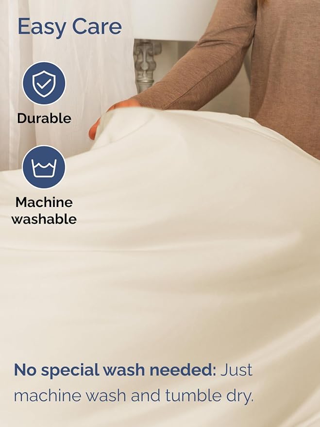 Extra Deep Queen Sheet Set - 6 Piece Breathable and Cooling Sheets - Hotel Luxury Bedding for Women, Men, Kids & Teens - Easy & Secure Fit - Soft, Wrinkle Free & Comfy - Extra Deep Pockets - Off White