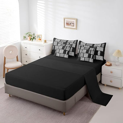 Wildlife Animal Fur Print Comforter Set Queen Size,Leopard Cheetah Zebra Skin 7Pcs Bed in a Bag with Comforter,Sheets and Pillow Cases,3D Patchwork Texture Bed Sets for Women Adults Bedroom Decor