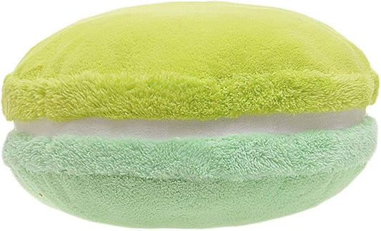 ChezMax Macaron Pillow Plush Back Bolster Cushion Microbead Throw Pillow Case Round Seat Cushion Home Decor Pillow for Sofa Bedroom Office Dormitory Car 14.5" Gradient Green