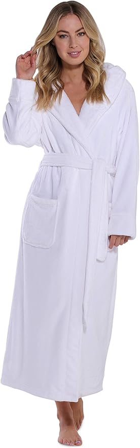 Turquaz Oversize Premium Luxury Ultra Soft Warm Robes for Women Plush Fleece Bathrobe for Women with and Spacious Pockets