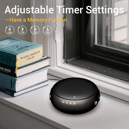 SoundMe Pink Noise Machine Sound Machinie with 30 Soothing Natural Sounds 36 Volume Portable Travelfor Sleeping Brown Noise Machine for Baby Kids Adults Noise Canceling Machine for Office Privacy