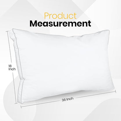 Utopia Bedding Bed Pillows for Sleeping King Size (White), Set of 2, Soft & Fluffy Pillow with Down Alternative Filling, Cooling, Hotel Quality, Gusseted Pillow for Back, Stomach or Side Sleepers