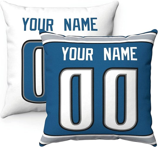 ANTKING Throw Pillow 2 Packs Custom Any Name and Number for Men Women Boy Gift