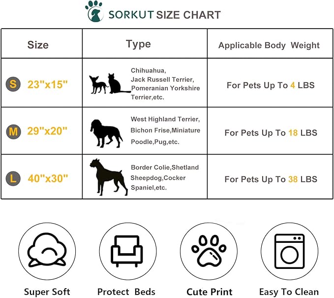 1 Pack 3 Puppy Blankets Super Soft Warm Sleep Mat Grey Cute Print Blanket Fluffy Fleece Pet Blanket Flannel Throw Dog Blankets for Small Dogs Puppy Dogs Fluffy Cats,Love-Large(40"x30")