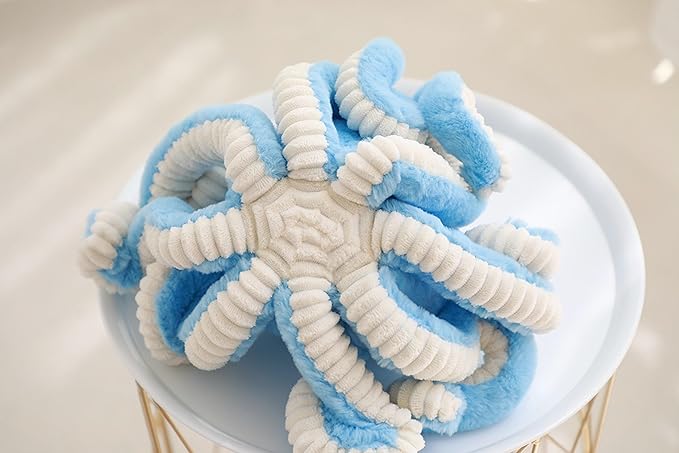 Cute Big Octopus Pillows,Interior Decoration Octopus Cushion,Soft Marine Animal Decorations (Light Pink, 23.6inch)