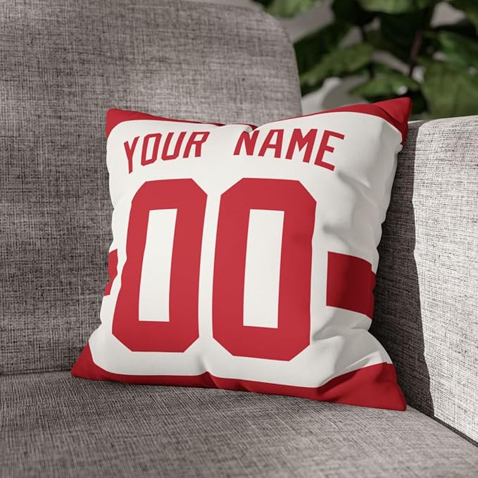 ANTKING Detroit Throw Pillow Personalized Custom Any Name and Number for Men Women Boy Gifts