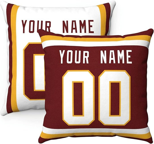 ANTKING Throw Pillow Custom Any Name and Number for Men Women Boy Gift