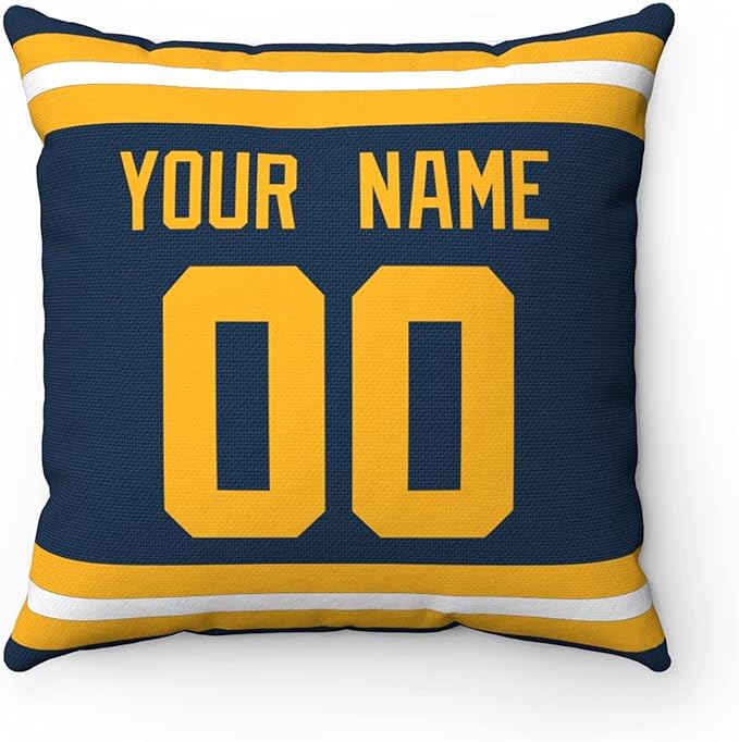 ANTKING Throw Pillow 2 Packs Custom Any Name and Number for Men Women Boy Gift