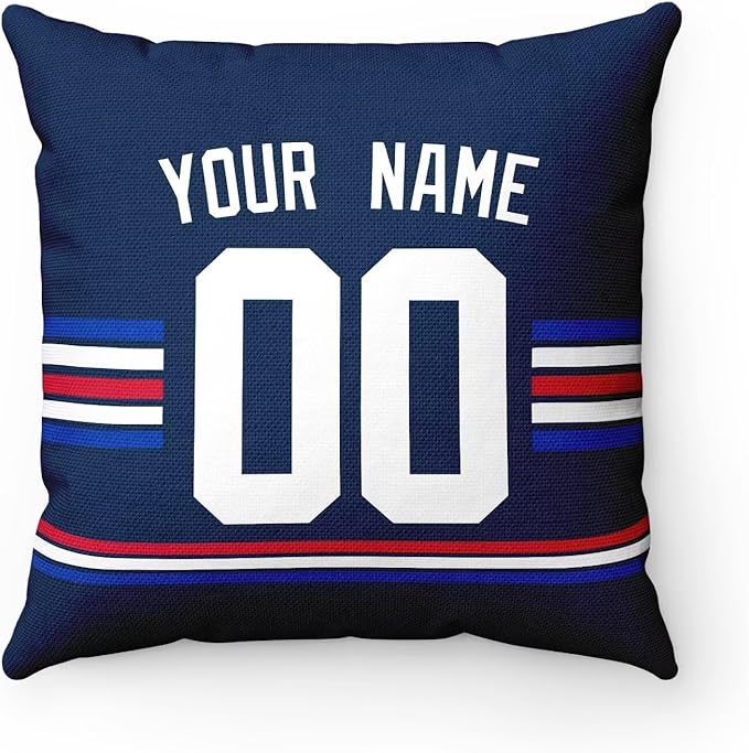 ANTKING New York R Throw Pillow Personalized Custom Any Name and Number for Men Women Boy Gifts
