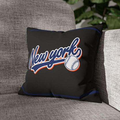 ANTKING New York M Throw Pillow Custom Name and Number for Men Women Boy Personalized Gift