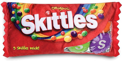 iscream Skittles Package 16" x 8.5" Pillow Set with Mini Skittles Candy Pillows