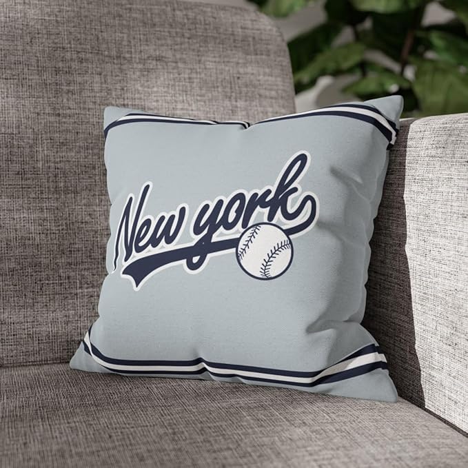 ANTKING New York Throw Pillow Custom Name and Number for Men Women Boy Personalized Gift