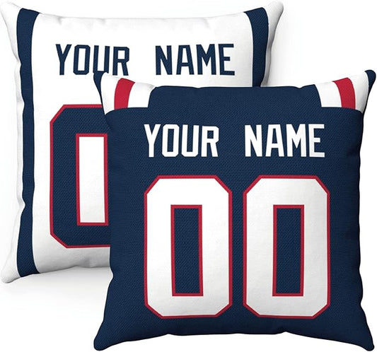 ANTKING Throw Pillow 2 Packs Custom Any Name and Number for Men Women Boy Gift