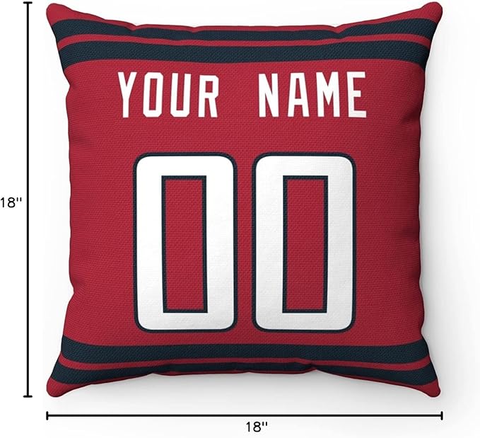 ANTKING Throw Pillow Houston Custom Any Name and Number for Men Women Boy Gift