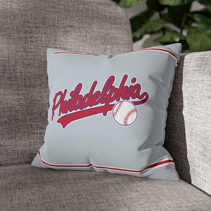 ANTKING Philadelphia Throw Pillow 2 Packs Custom Name and Number for Men Women Boy Personalized Gifts