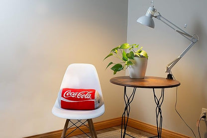 Mark Feldstein & Associates Coca-Cola Red Soda Can 8 x 13 Inch Plush Polyester Pillow
