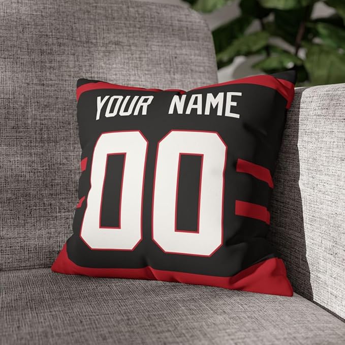 ANTKING Throw Pillow 2 Packs Personalized Custom Any Name Number for Men Women Boy Gifts